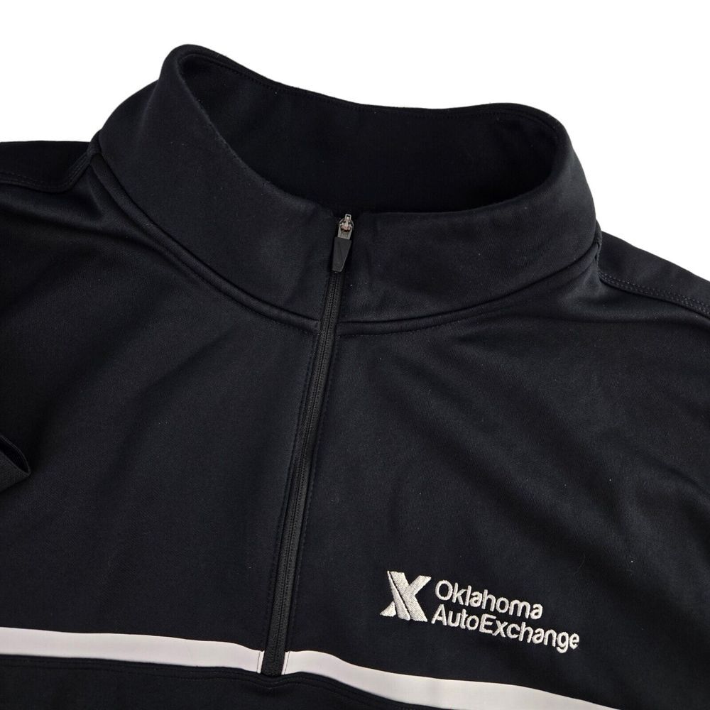 Nike‎ Golf Tour Performance 482196 Therma Fit Mens XL Black Quarter Zip Pullover